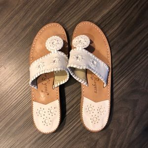 Jack Rogers Palm Beach Navajo Sandal - white